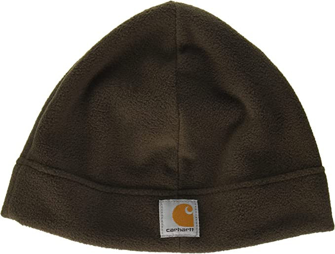 Carhartt Men's Fleece Hat-Dark Brown