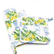 8 Oak Lane Lemon Ginger Oven Mitt Set