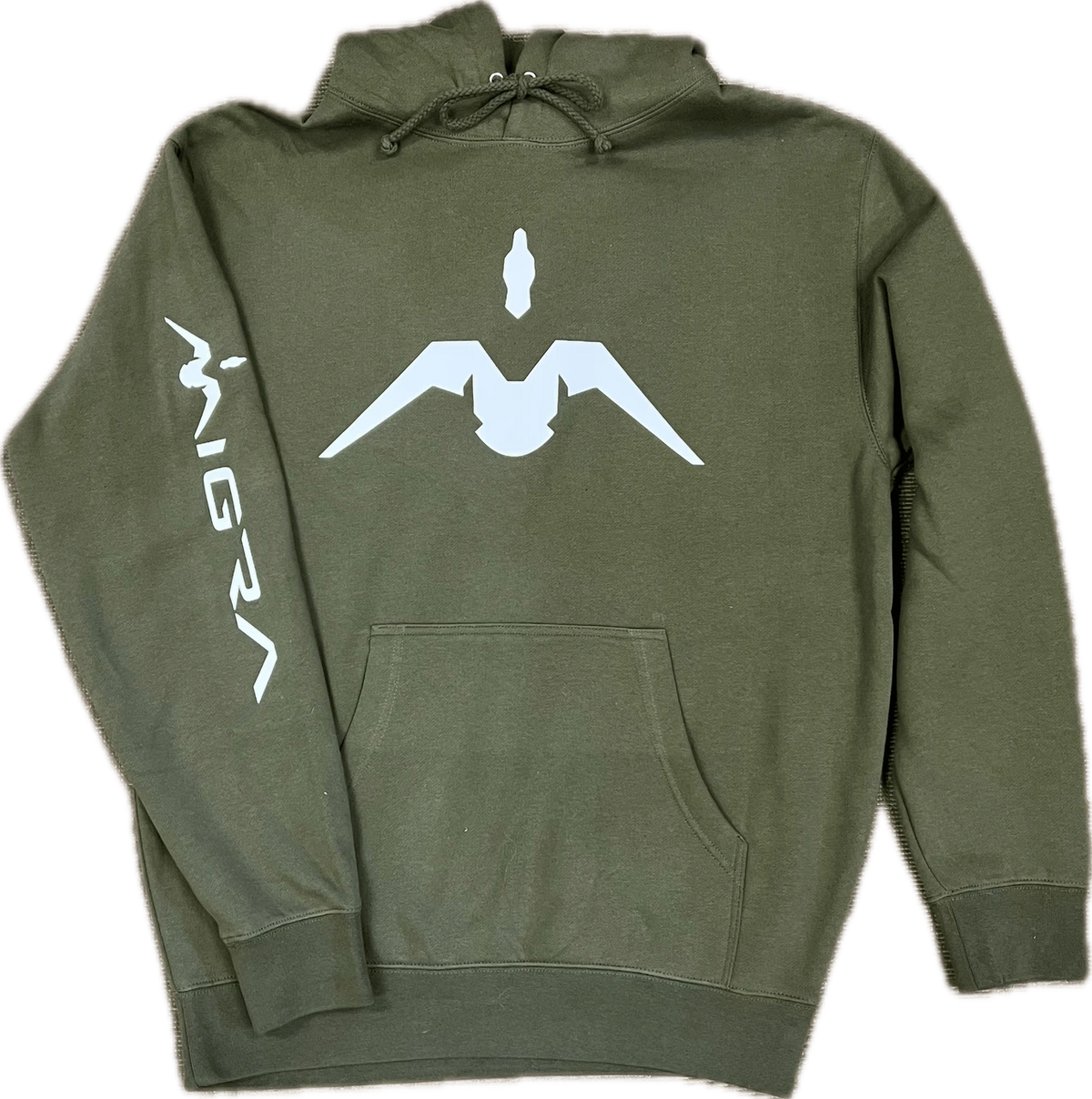Migra Men's Logo Hoodie - Green