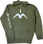 Migra Men's Logo Hoodie - Green