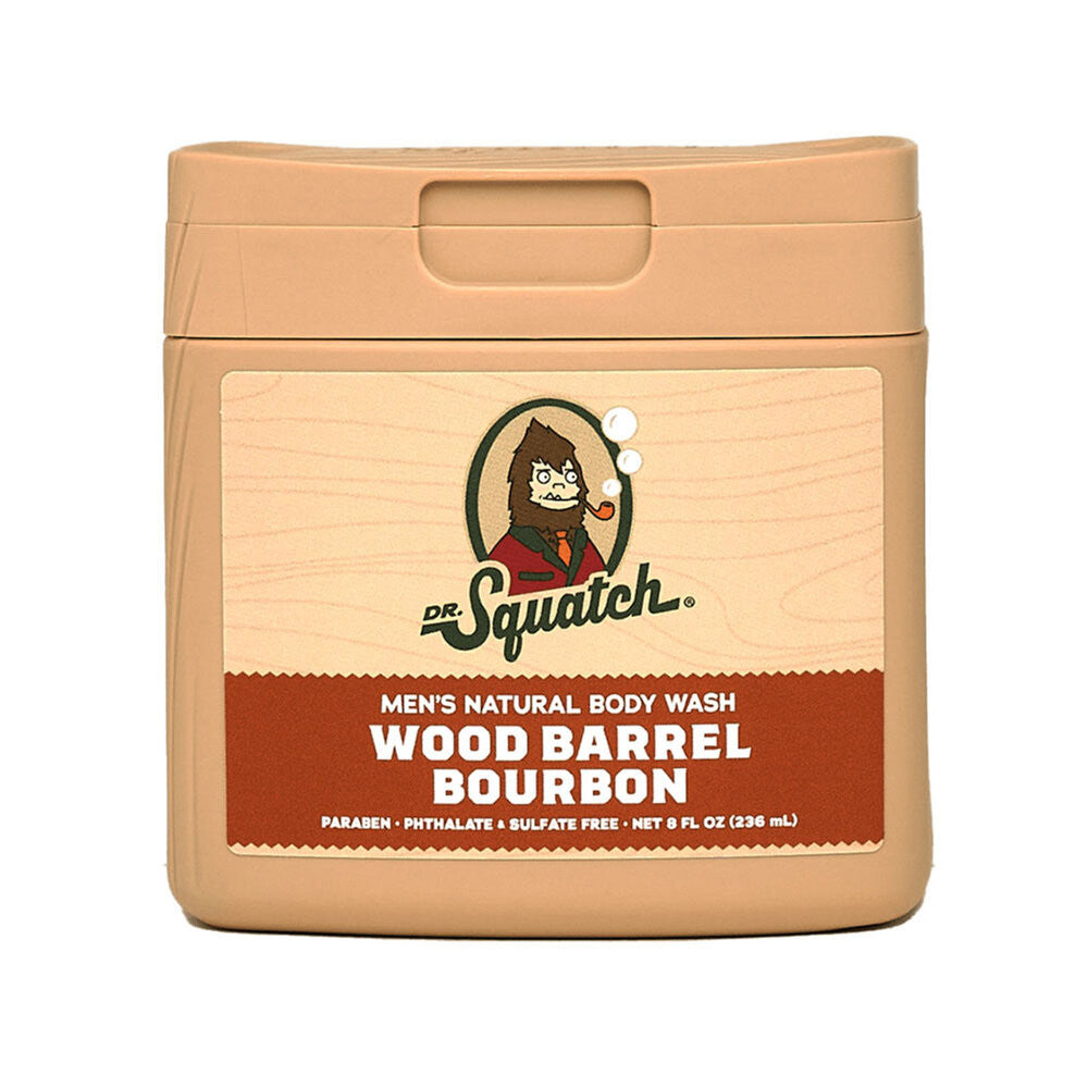 Dr. Squatch 8 oz. Body Wash - Wood Barrel Bourbon