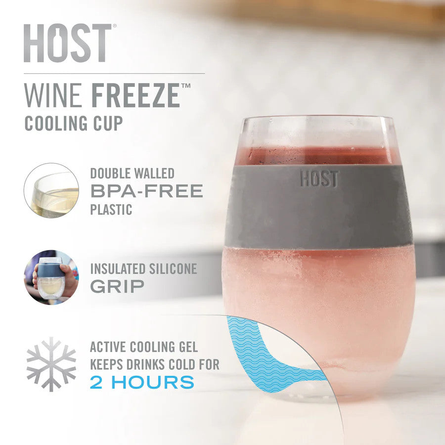 Host Wine FREEZE Cooling Cup - Magenta