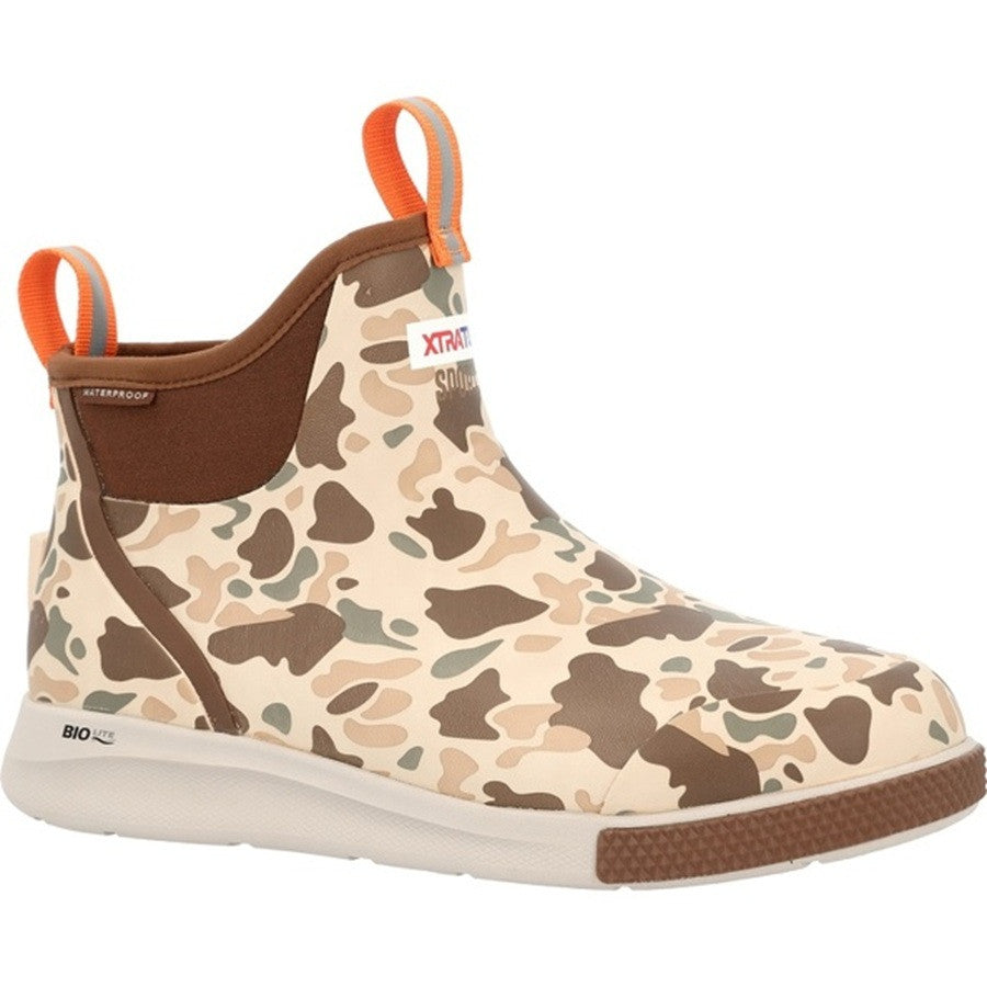 Xtratuf Men’s 6″ Gray Waterproof Ankle Deck Boot - Duck Camo
