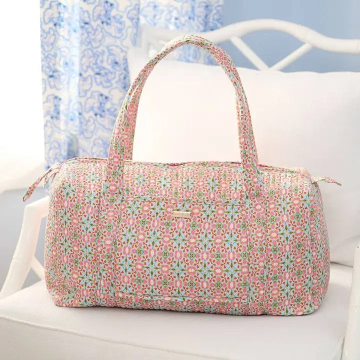 Laura Park Gasparilla Quilted Signature Duffle Bag