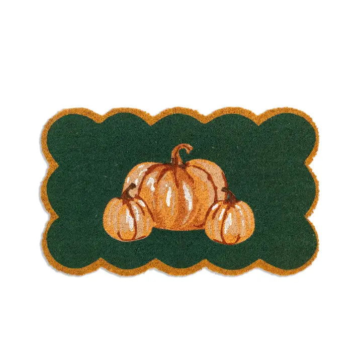 The Royal Standard Scallop Pumpkin Coir Doormat