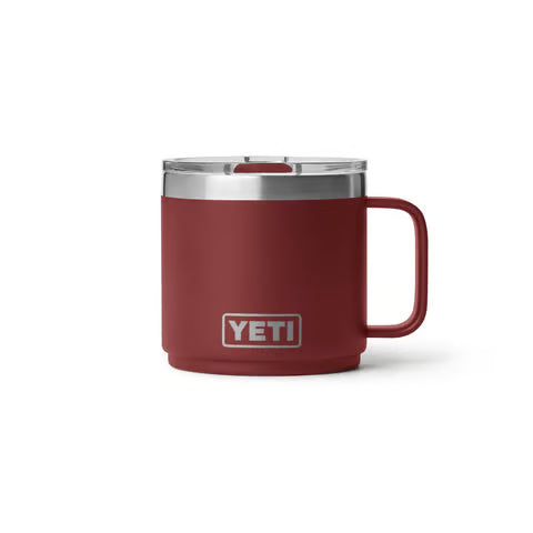 Yeti Rambler 14oz Ceramic Lined Stackable Mug with MagSlider Lid - Stag Red