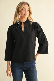 Jodifl Women's Textured Solid Blouse