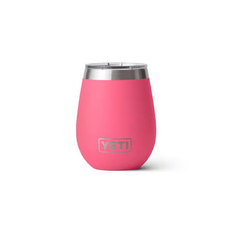 Yeti Rambler 10oz Wine Tumbler with MagSlider Lid - Tropical Pink
