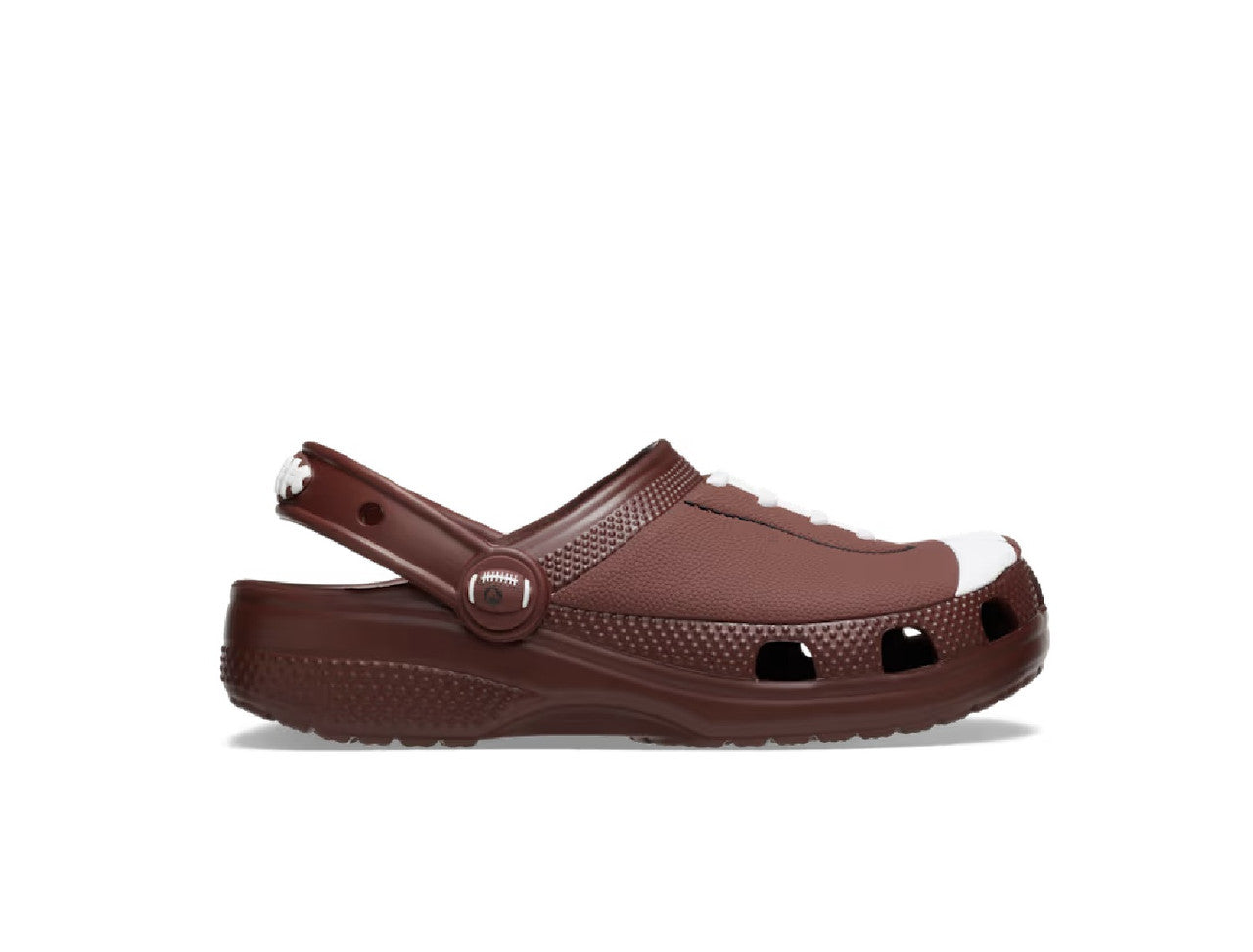 Crocs Toddler Classic Football Clog - Dark Clay