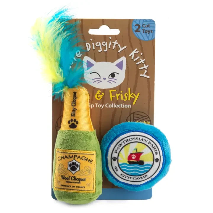 Haute Diggity Kitty Kitty Clicquot (Bottle & Caviar) Organic Catnip