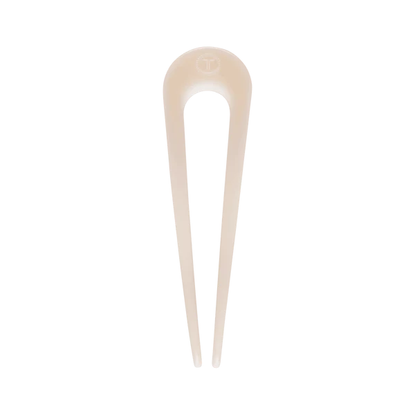 Teleties French Hair Pin - Almond Beige