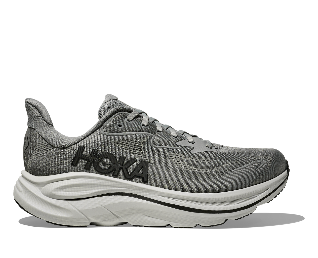 Hoka Men's Clifton 10 Running Shoe - Galactic Grey/Asteroid
