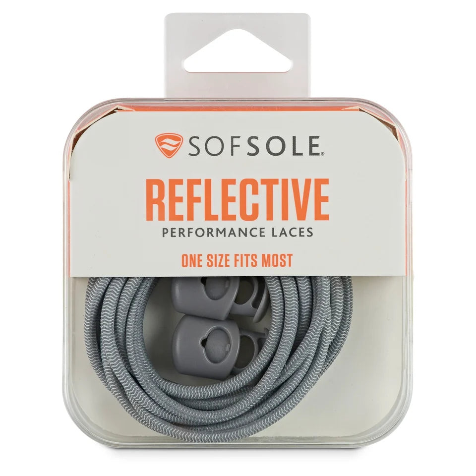 Sof Sole Performance Reflective Laces - Grey