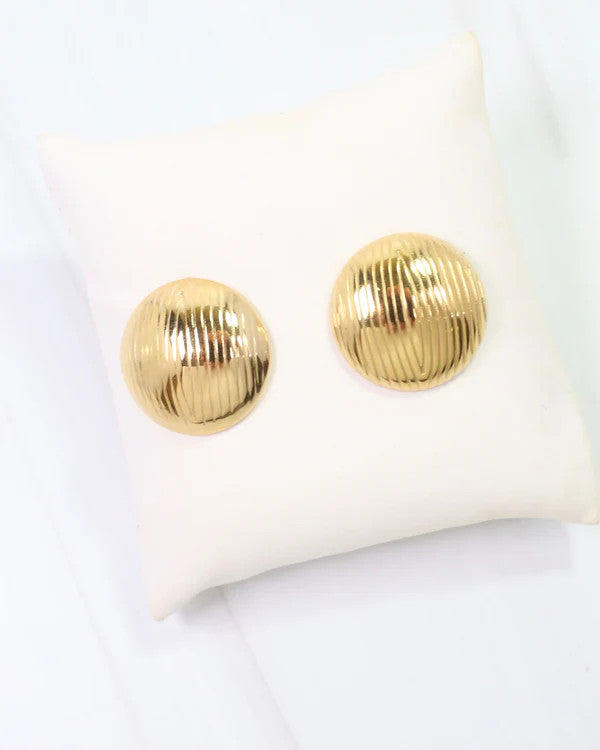 Caroline Hill Draw the Line Earring Gold