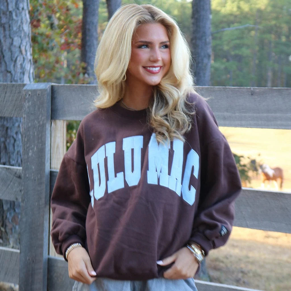 Lulu Mac Women's Embroidered Logo Sweatshirt