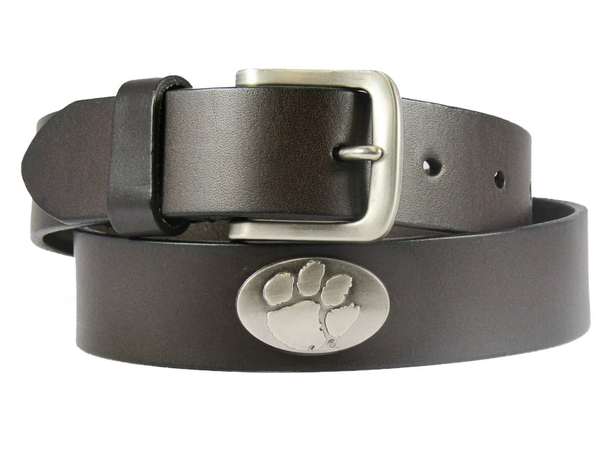 Zep-Pro Men's Clemson Tigers Leather Belt