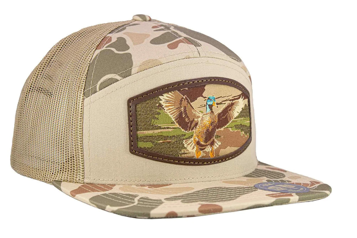 Zep-Pro Mallard Woven Patch Old School Camo Hat