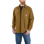 Carhartt Rugged Flex Relaxed Fit Canvas Fleece Lined Shirt Jac