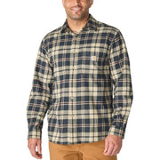Carhartt Men's Rugged Flex Relaxed Fit Midweight Flannel Long-Sleeve Plaid Shirt