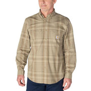 Carhartt Loose Fit Midweight Chambray Long-Sleeve Plaid Shirt