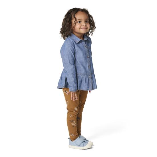 Carhartt Girls Long-Sleeve Chambray Top and Legging Set