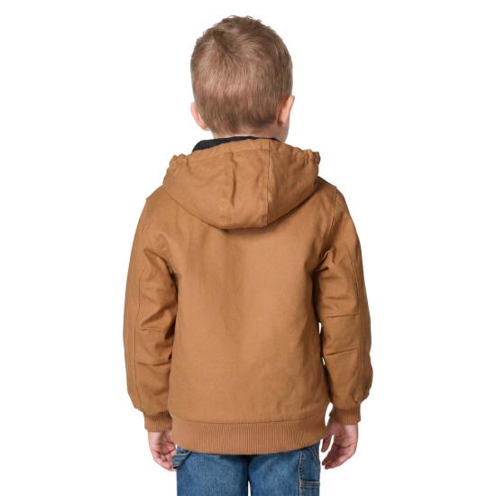 Carhartt Boys Canvas Insulated Hooded Active Jac