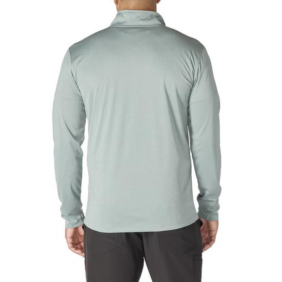 Carhartt Men's Force Sun Defender Relaxed 1/2 Zip - Green Slate Heather