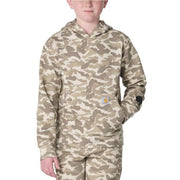 Carhartt Boy's Camo Print Hooded Sweatshirt