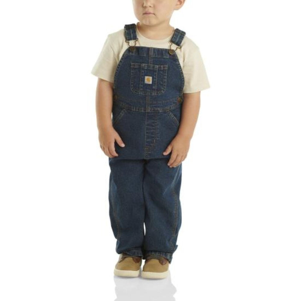 Carhartt Infant & Toddler Boys Loose Fit Denim Overall - Medium Wash