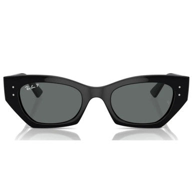 Ray-Ban Zena Bio-Based Sunglasses – Polished Black/Dark Grey