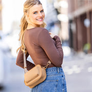 Kedzie Camel Sloane Crossbody