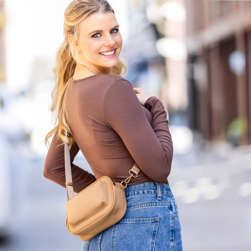 Kedzie Camel Sloane Crossbody