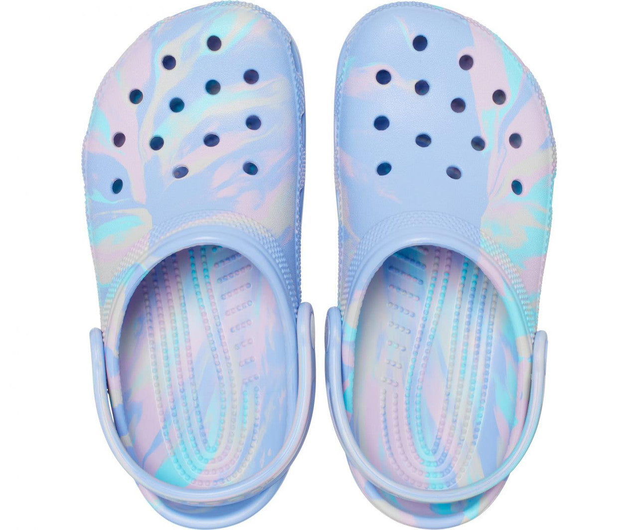 Crocs Toddler Classic Marbled Clog - Moon Jelly/Multi