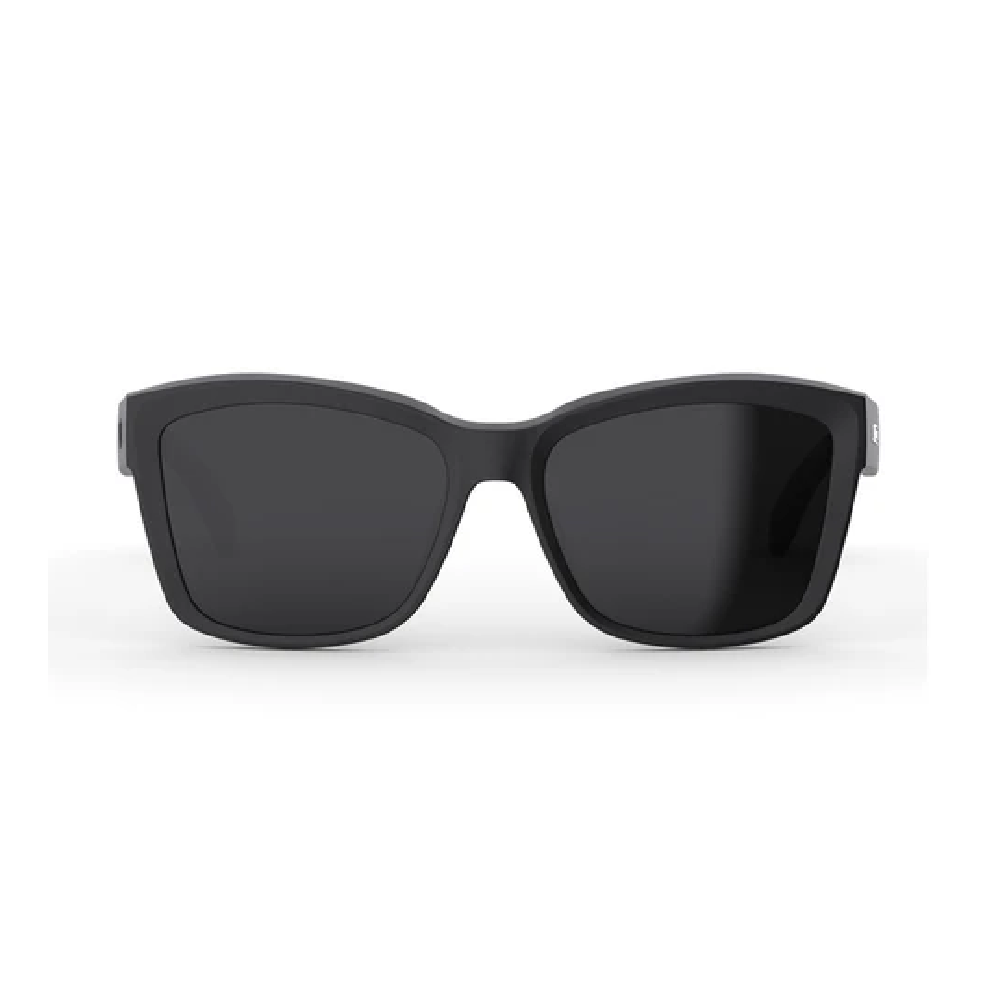 Rheos Lana Floating Polarized Sunglasses — Medium Square / Gunmetal