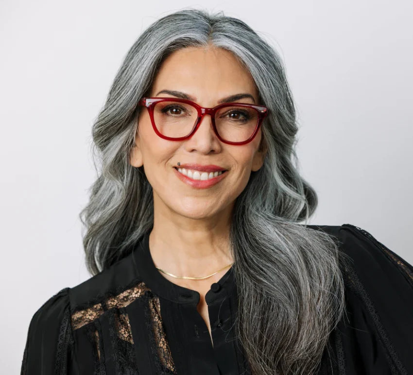 Peepers Lenora Blue Light Reading Glasses – Red & Fire Tortoise