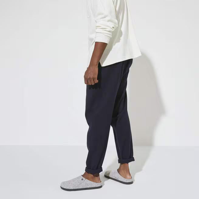 Birkenstock Zermatt Shearling Slippers - Light Grey