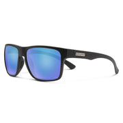 Suncloud Rambler Polarized Sunglasses – Matte Black/Polarized Blue Mirror