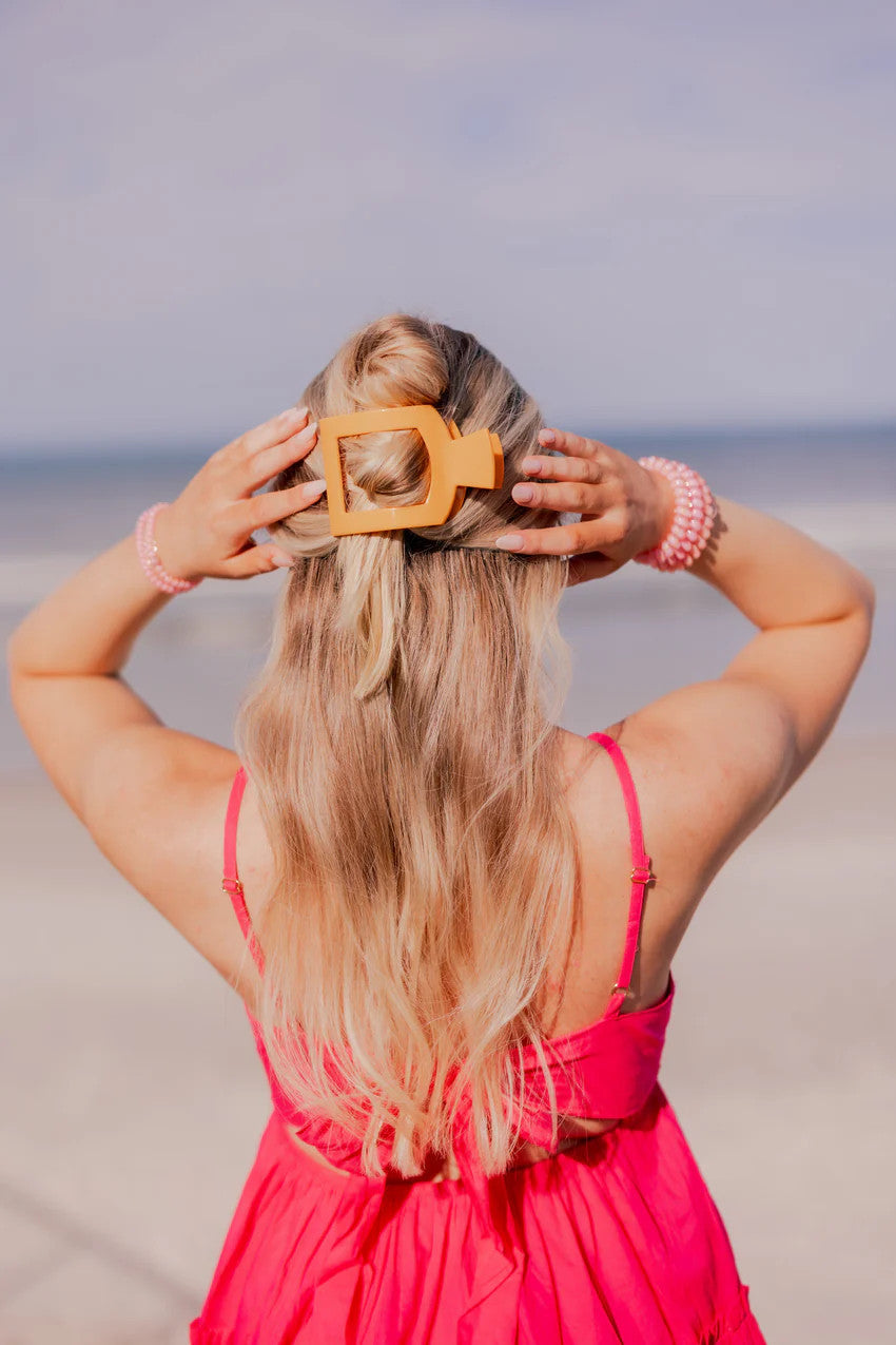 Teleties Mango for it! Large Flat Square Hair Clip