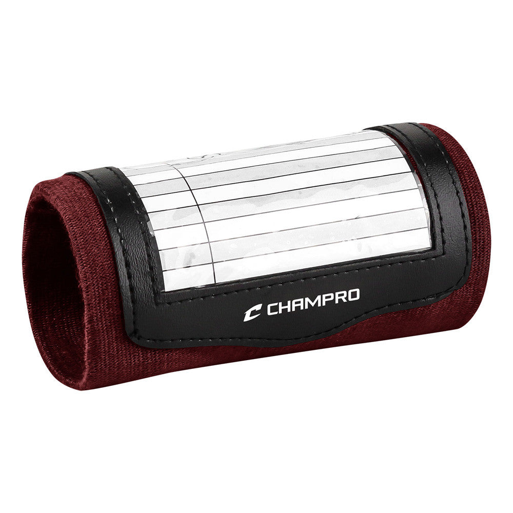 Champro Wristband Playbook – Youth Size - Maroon