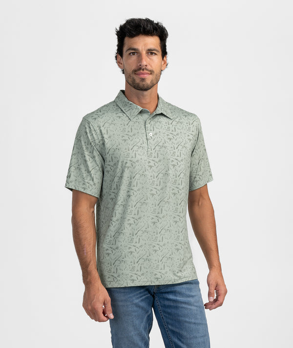 Southern Shirt Men's Quack n Rack Printed Polo