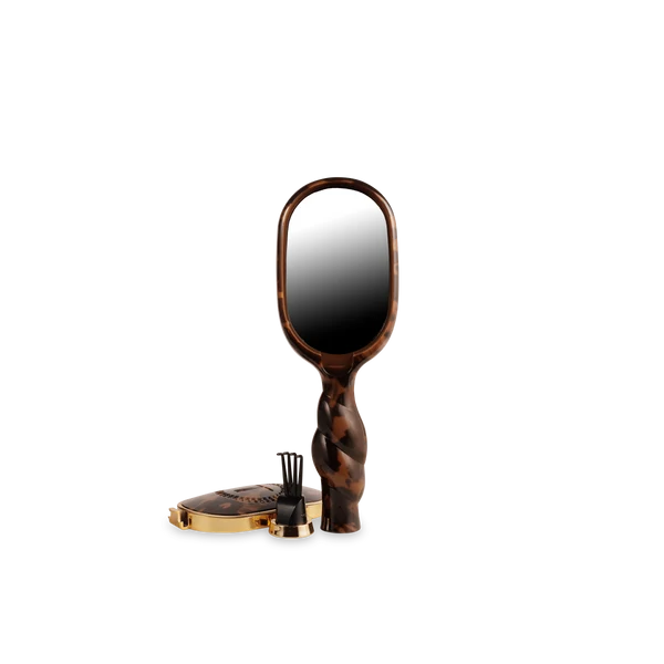 Teleties Mini Boar Bristle Hair Brush - Tortoise
