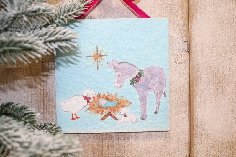 Trade Cie Donkey & Goose Ornament