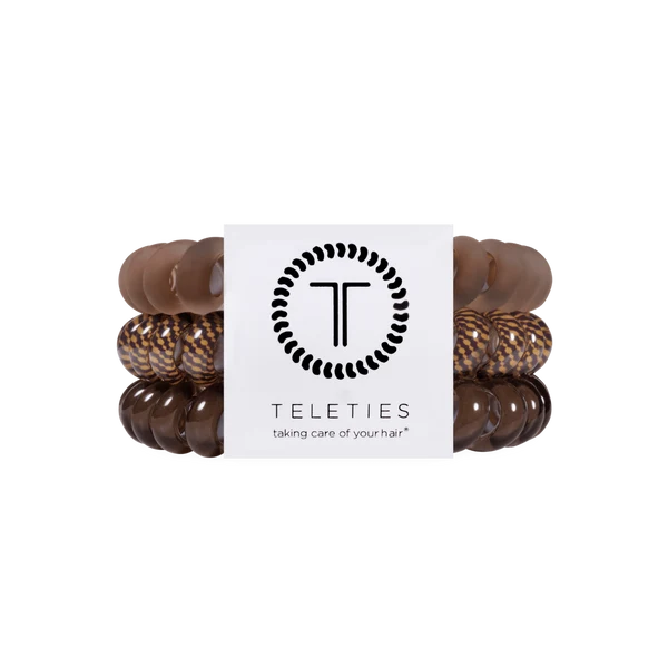 Teleties Morning Brew Large Hair Ties