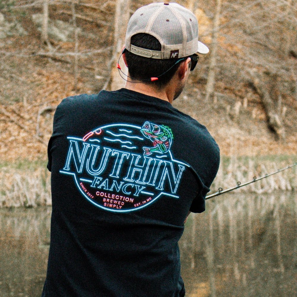 Nuthin Fancy Co. Men's Neon Bass Tee