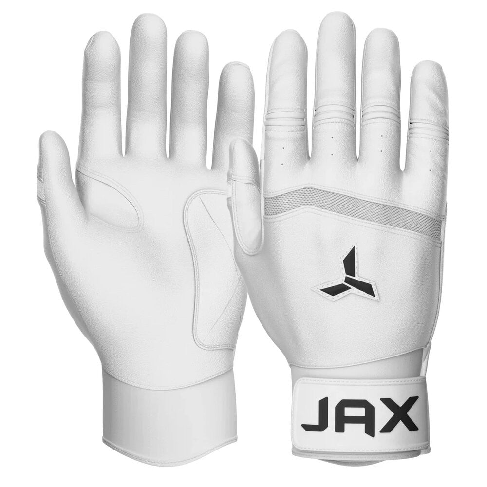 Jax Model One Pro Cuff Batting Gloves - Platinum White