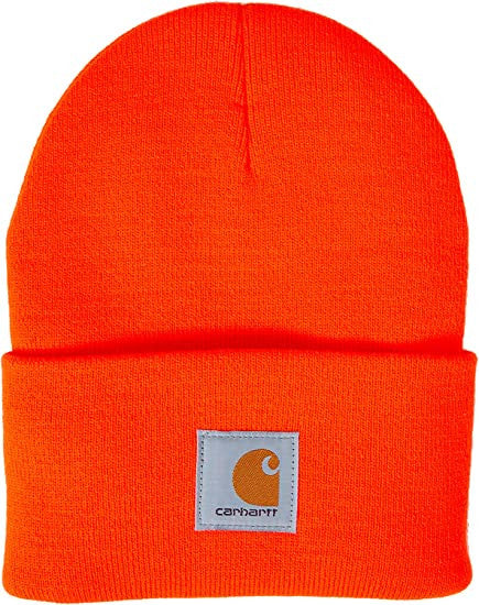 Carhartt Knit Cuffed Beanie-Brite Orange