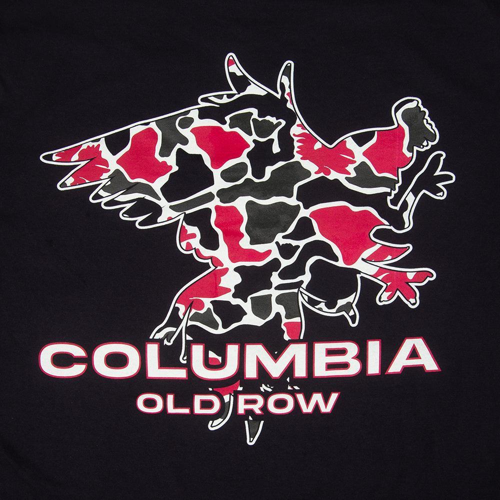 Old Row Men's Columbia Camo Bird Pocket Tee - Black