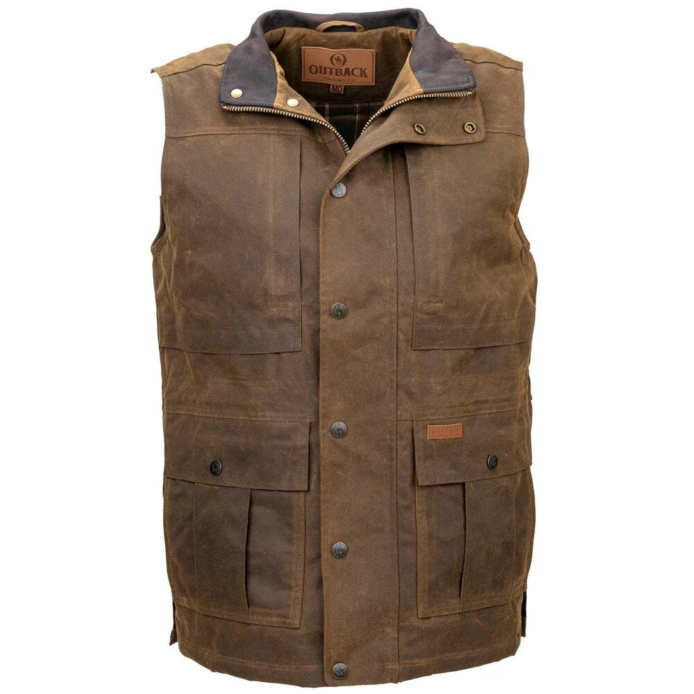 Outback Trading Co. Men's Deer Hunter Vest - Bronze