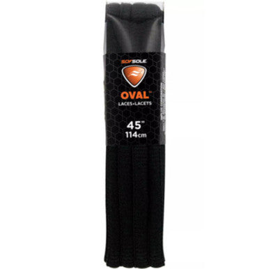 Sof Sole 45-Inch Black Athletic Oval Laces