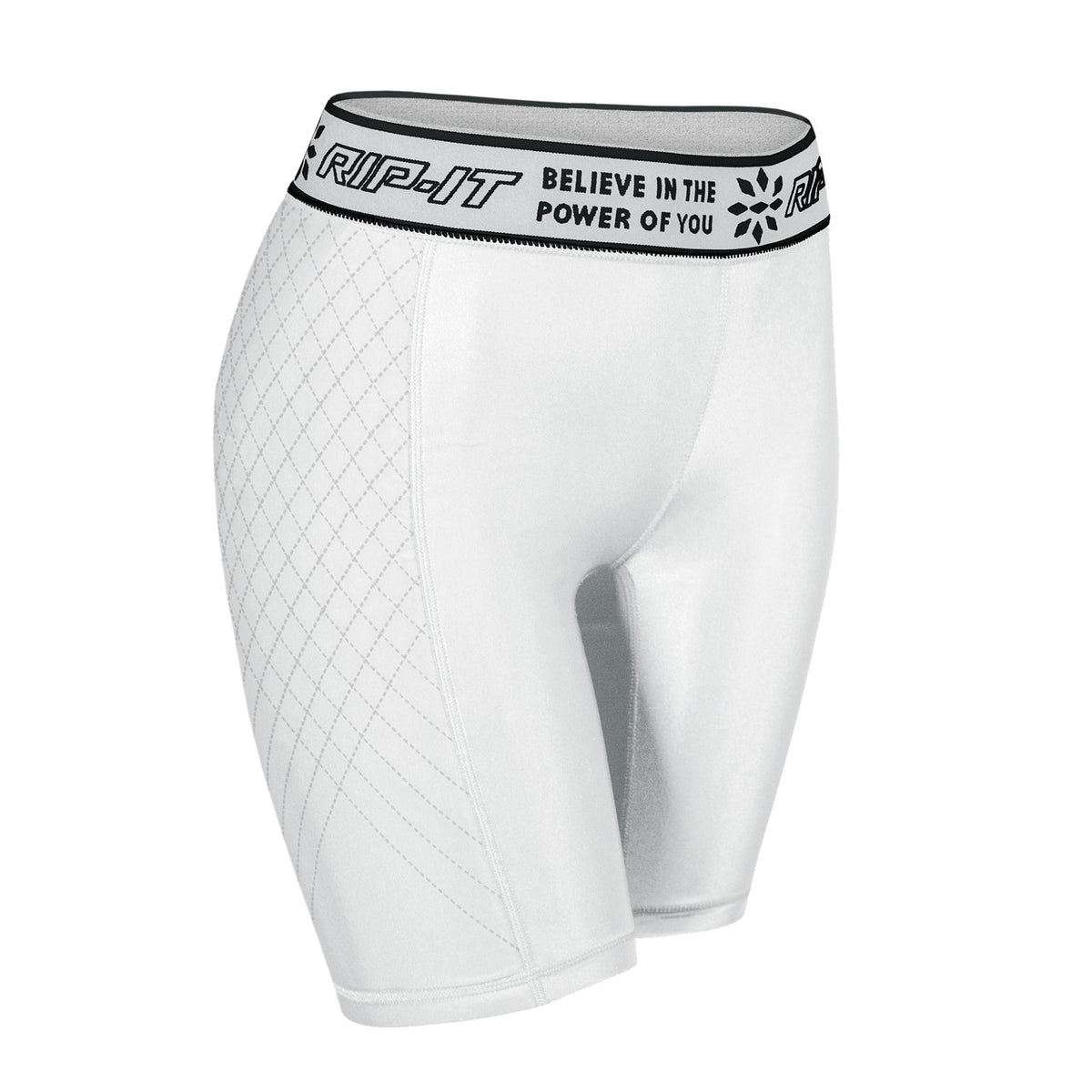 Rip-It Period Protection Softball Sliding Shorts Pro - White